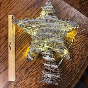 Rustic Star-Shaped Tree Topper